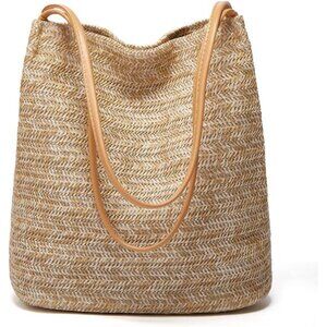 Tote Bag Women Small Satchel Bag Straw Beach Bag